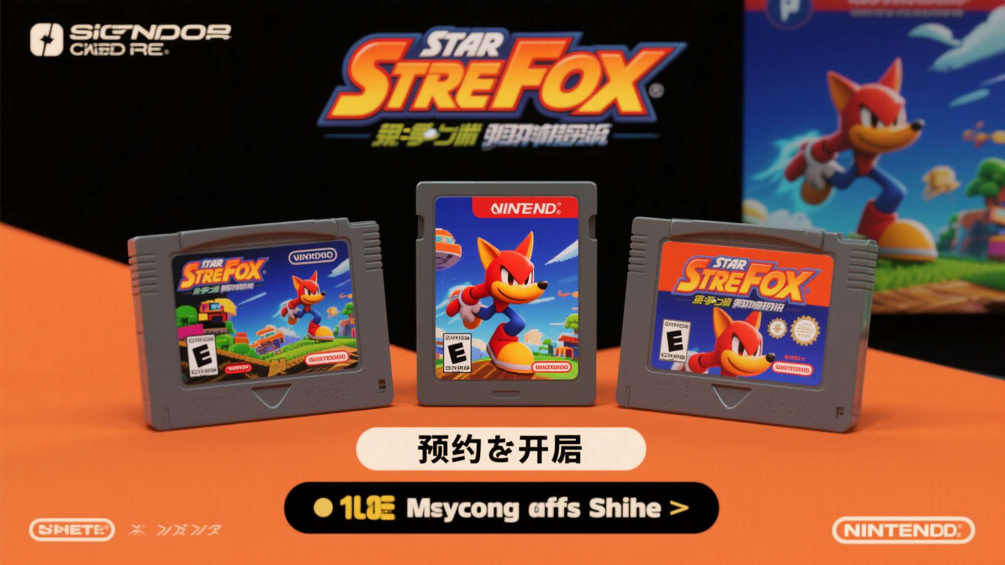 任天堂全新独占《星际火狐》预约开始！不是钥匙卡 可以放心了